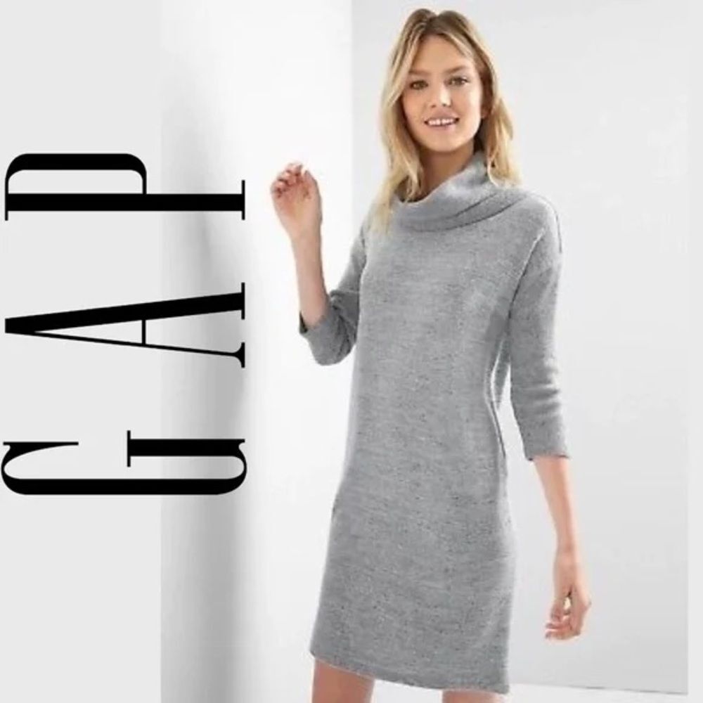 GAP Heather Gray Knit Dress